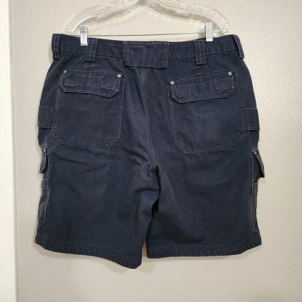 Duluth Trading Men's‎ Shorts Cargo Size 40 Blue *Measured size 39*